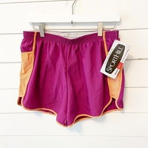 NWTs SportHill | Pink Packrat Running Shorts Size Large